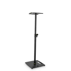 Gravity SP 3202 CS B - Supporto per altoparlante per monitor da studio con base quadrata in acciaio