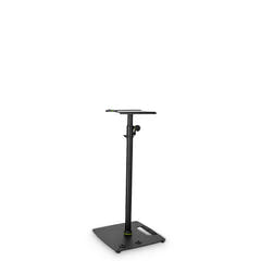 Gravity SP 3202 CS B - Supporto per altoparlante per monitor da studio con base quadrata in acciaio
