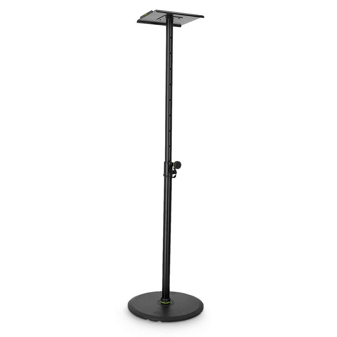 Gravity SP 3202 LR B - Supporto per monitor da studio con grande base rotonda