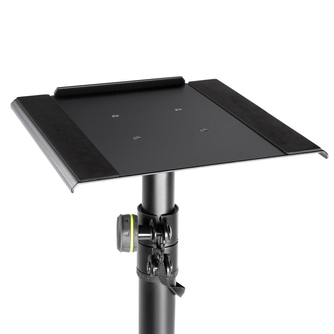 Gravity SP 3202 LR B - Supporto per monitor da studio con grande base rotonda