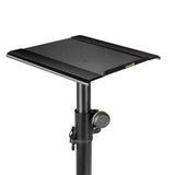Gravity SP 3202 LR B - Supporto per monitor da studio con grande base rotonda