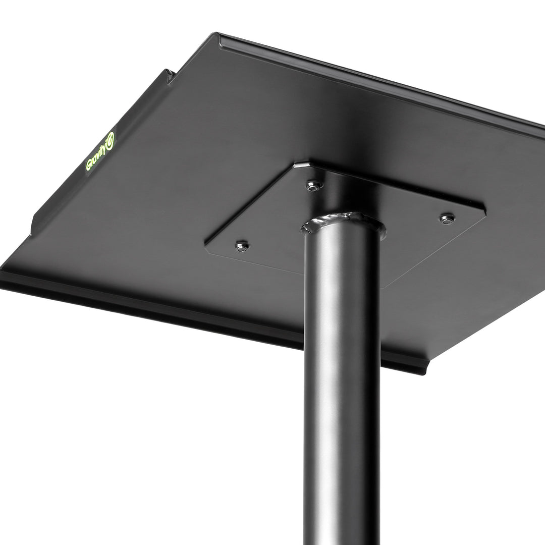 Gravity SP 3202 LR B - Supporto per monitor da studio con grande base rotonda
