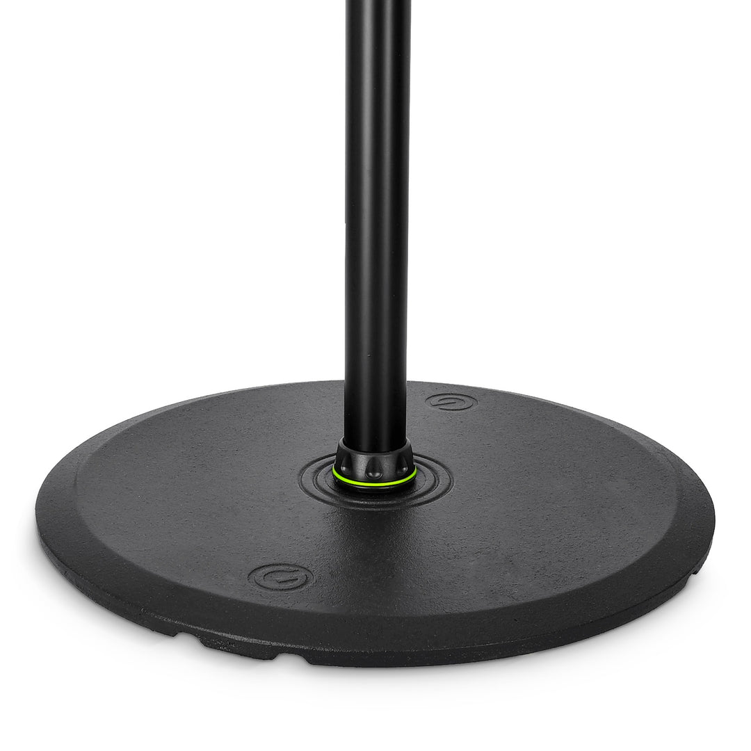 Gravity SP 3202 LR B - Supporto per monitor da studio con grande base rotonda