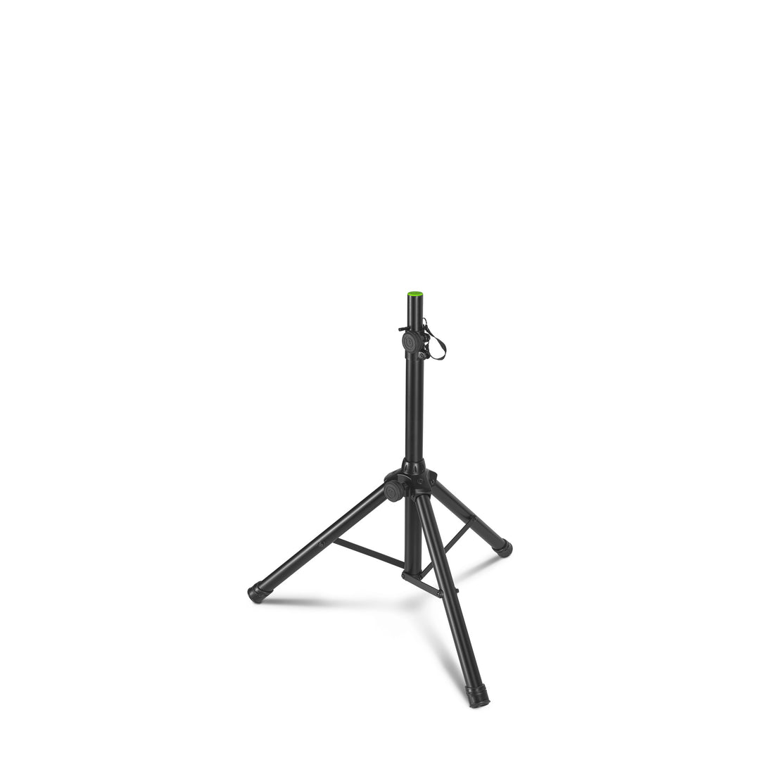 Gravity SP 5111 B - Supporto corto per altoparlante da 35 mm, in alluminio, nero