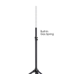 Gravity SP 5211 GS B - Supporto per altoparlante con molla a gas 35 mm, alluminio, nero