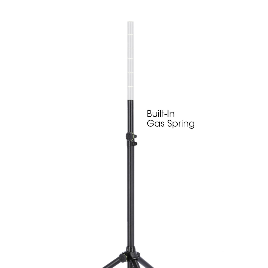 Gravity SP 5211 GS B - Supporto per altoparlante con molla a gas 35 mm, alluminio, nero