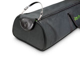 Gravity SS 5212 B SET 1 - Set di 2 stand per altoparlanti in acciaio, con borsa per il trasporto
