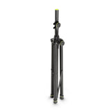 Gravity SS 5212 B SET 1 - Set di 2 stand per altoparlanti in acciaio, con borsa per il trasporto