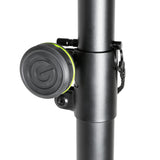 Gravity SS 5212 B SET 1 - Set di 2 stand per altoparlanti in acciaio, con borsa per il trasporto