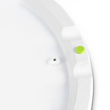 Gravity SSP WB SET 1 W - Supporto per altoparlante con base e piastra zavorrata in ghisa, bianco
