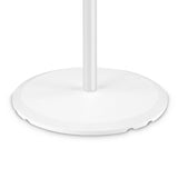 Gravity SSP WB SET 1 W - Supporto per altoparlante con base e piastra zavorrata in ghisa, bianco