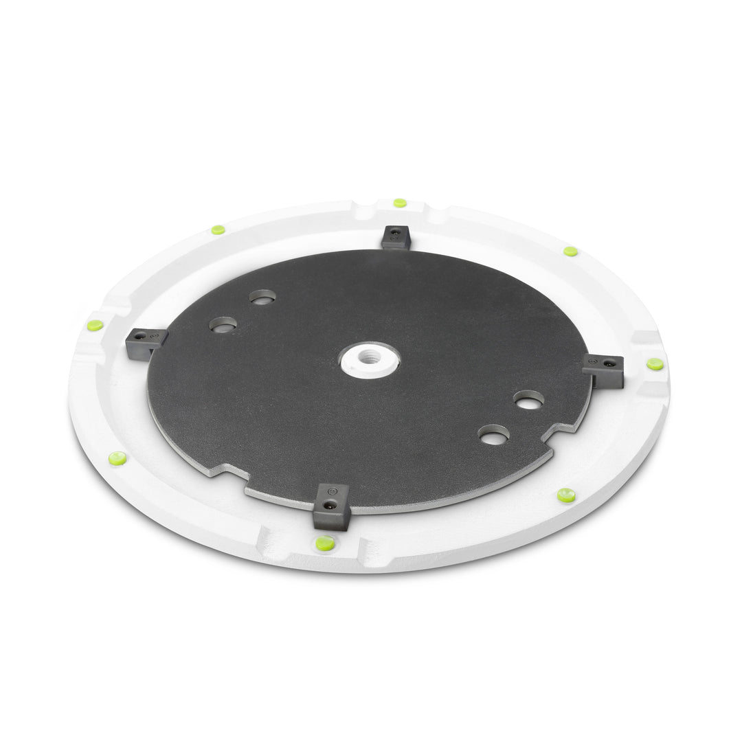 Gravity SSP WB SET 1 W - Supporto per altoparlante con base e piastra zavorrata in ghisa, bianco