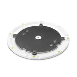 Gravity SSP WB SET 1 W - Supporto per altoparlante con base e piastra zavorrata in ghisa, bianco
