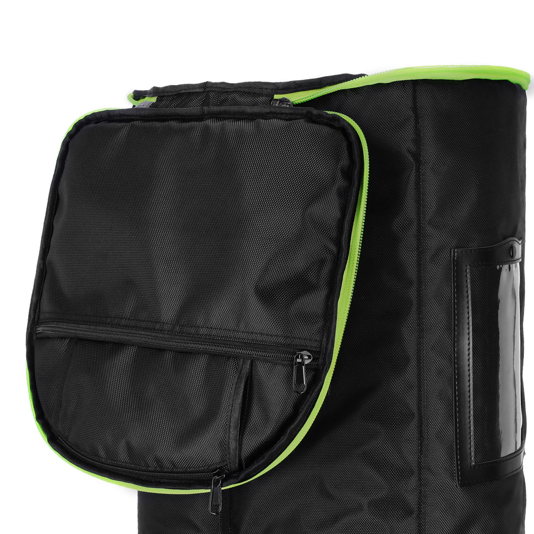 Gravity TBG MS 6 B - Borsa da trasporto touring per fino a sei stativi per microfono, con ruote