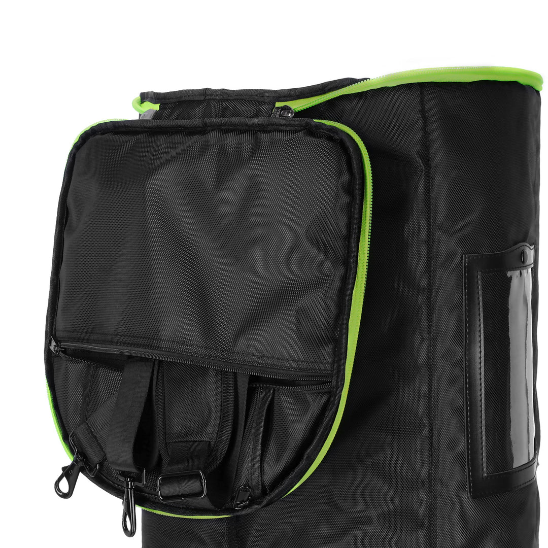 Gravity TBG MS 6 B - Borsa da trasporto touring per fino a sei stativi per microfono, con ruote