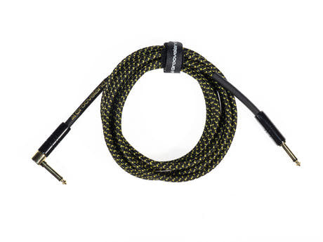 Grooveland Tweed Angled Cavo per Chitarra (3m - Nero)