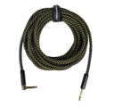 Grooveland Tweed Angled Guitar Cable (6m - Black)