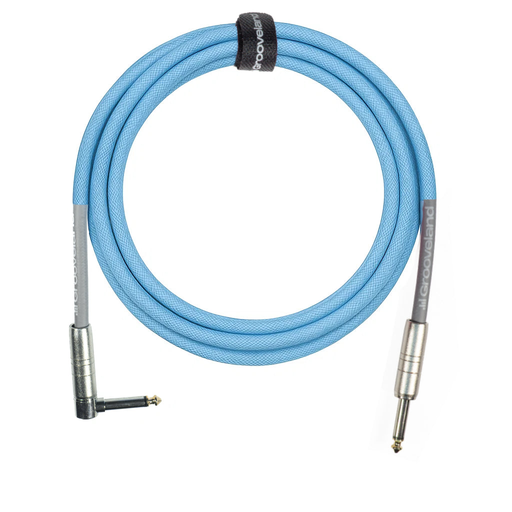 Grooveland Tweed Angled Cavo per Chitarra (6m - Blu)