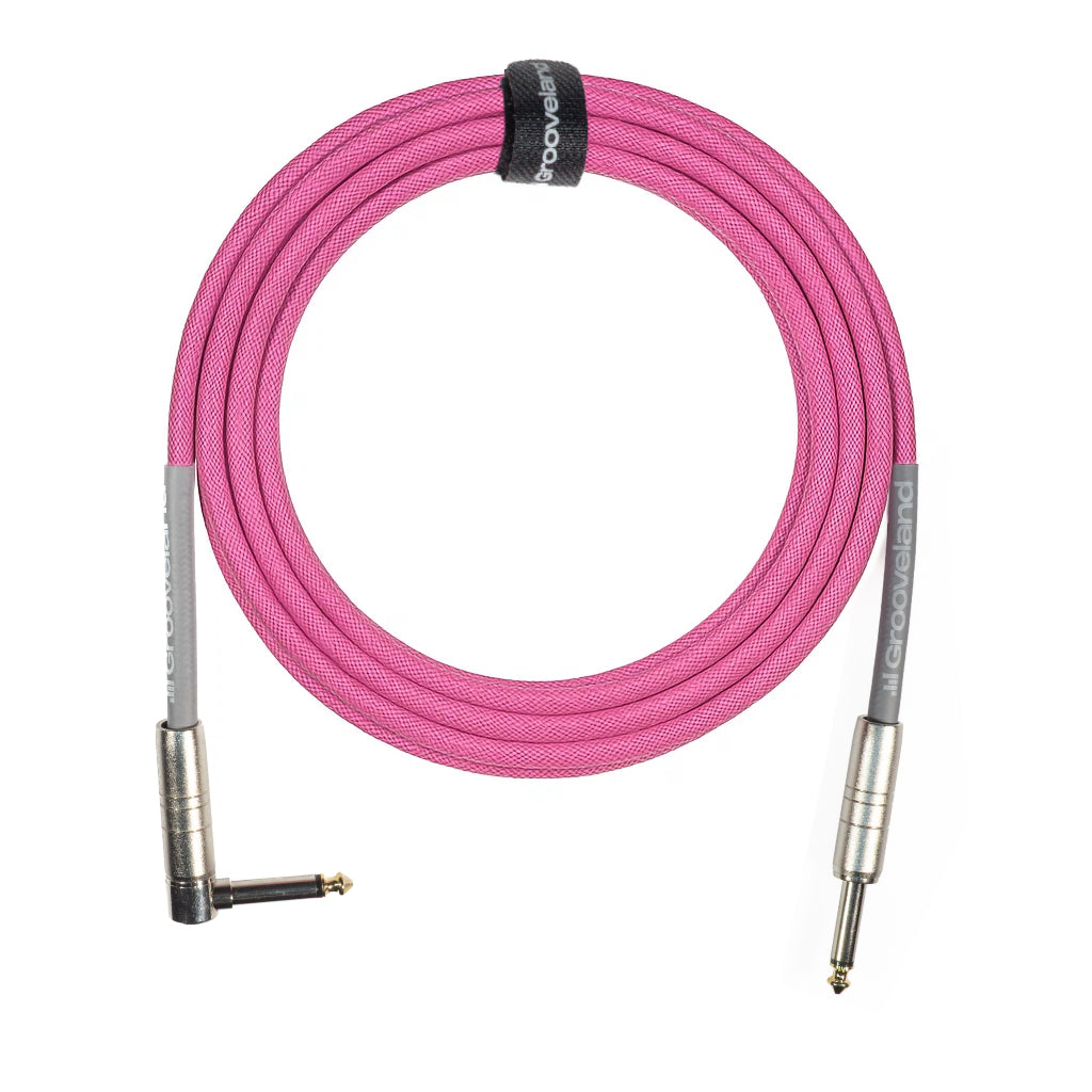 Grooveland Tweed Angled Cavo per Chitarra (6m - Rosa)