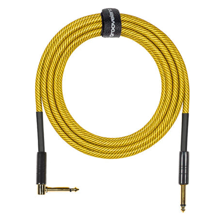 Grooveland Tweed Angled Cavo per Chitarra (6m - Giallo)