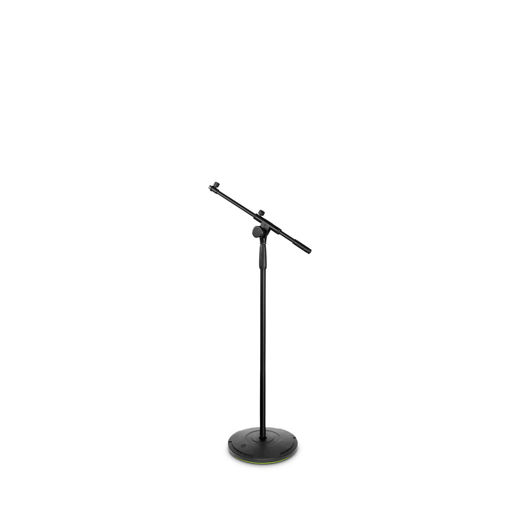 Gravity TMS 2322 – supporto per microfono della serie Touring con base rotonda e regolazione a 2 punti, asta telescopica