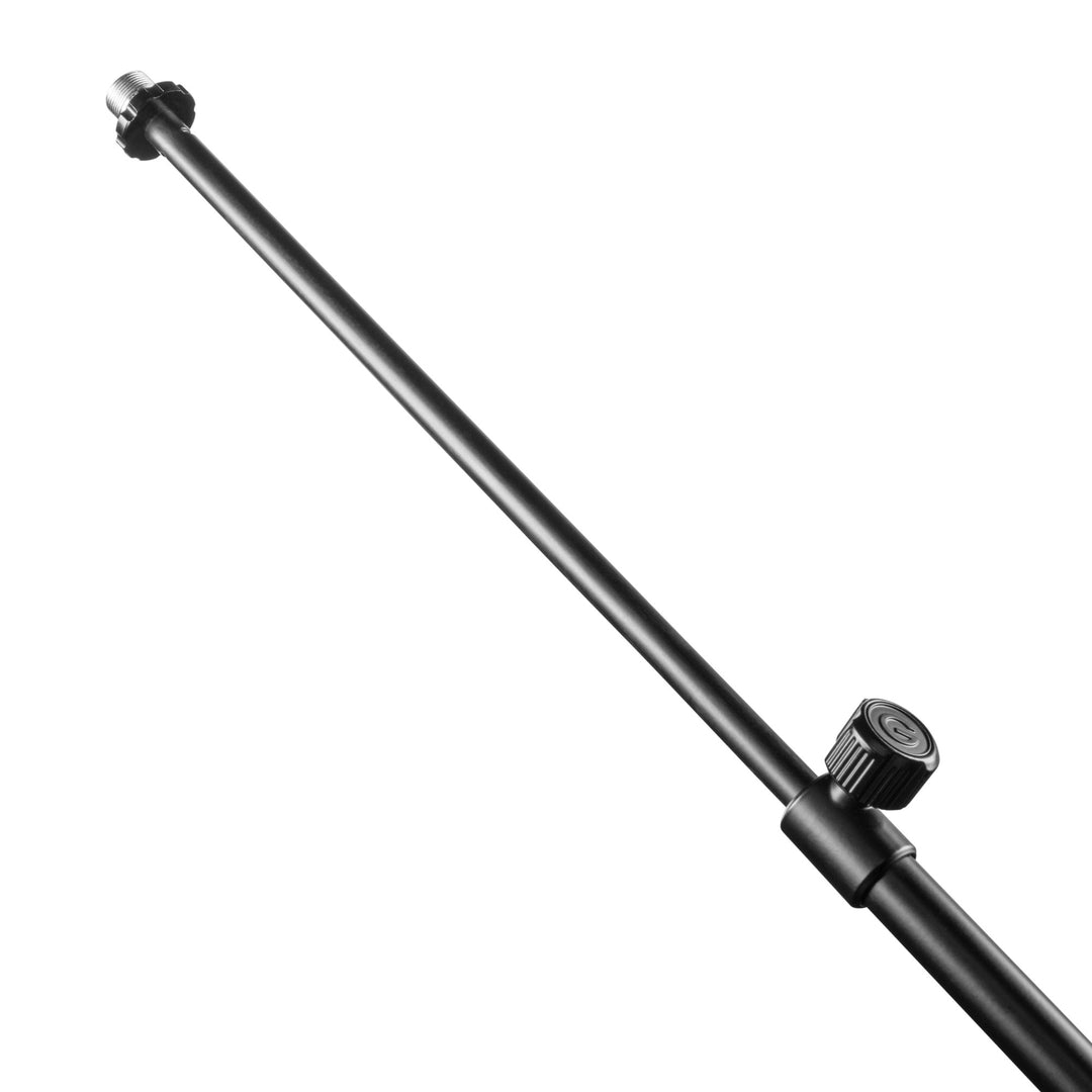 Gravity TMS 2322 – supporto per microfono della serie Touring con base rotonda e regolazione a 2 punti, asta telescopica