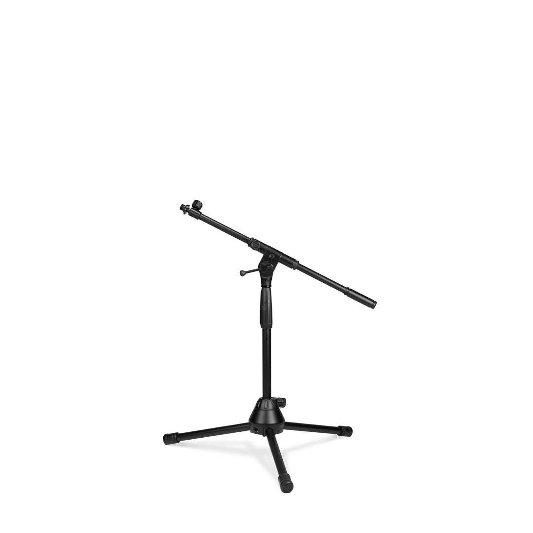 Gravity TMS 4232 B - Touring Series supporto per microfono corto con treppiede pieghevole e boom telescopico regolabile in 2 punti, nero