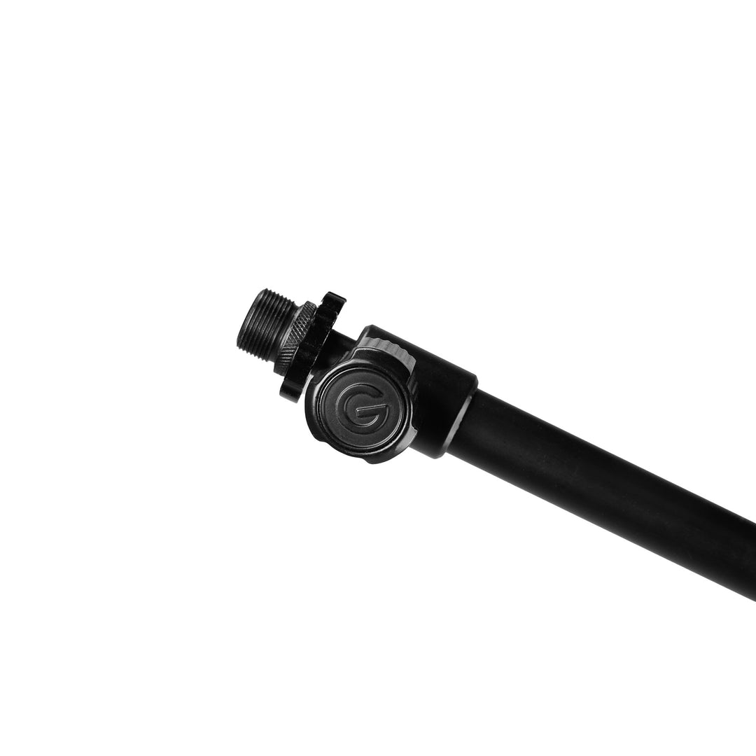 Gravity TMS 4232 B - Touring Series supporto per microfono corto con treppiede pieghevole e boom telescopico regolabile in 2 punti, nero