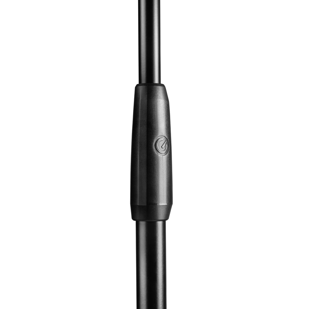 Gravity TMS 4232 B - Touring Series supporto per microfono corto con treppiede pieghevole e boom telescopico regolabile in 2 punti, nero