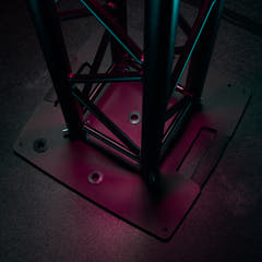 Gravity TWB 431 T B - base tour multifunzionale quadrata in acciaio con possibilità di montaggio truss