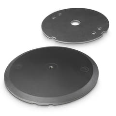 Gravity WB 123 SET 1 B - Base rotonda in ghisa e set di dischi zavorrati per aste M20