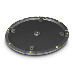 Gravity WB 123 SET 1 B - Base rotonda in ghisa e set di dischi zavorrati per aste M20
