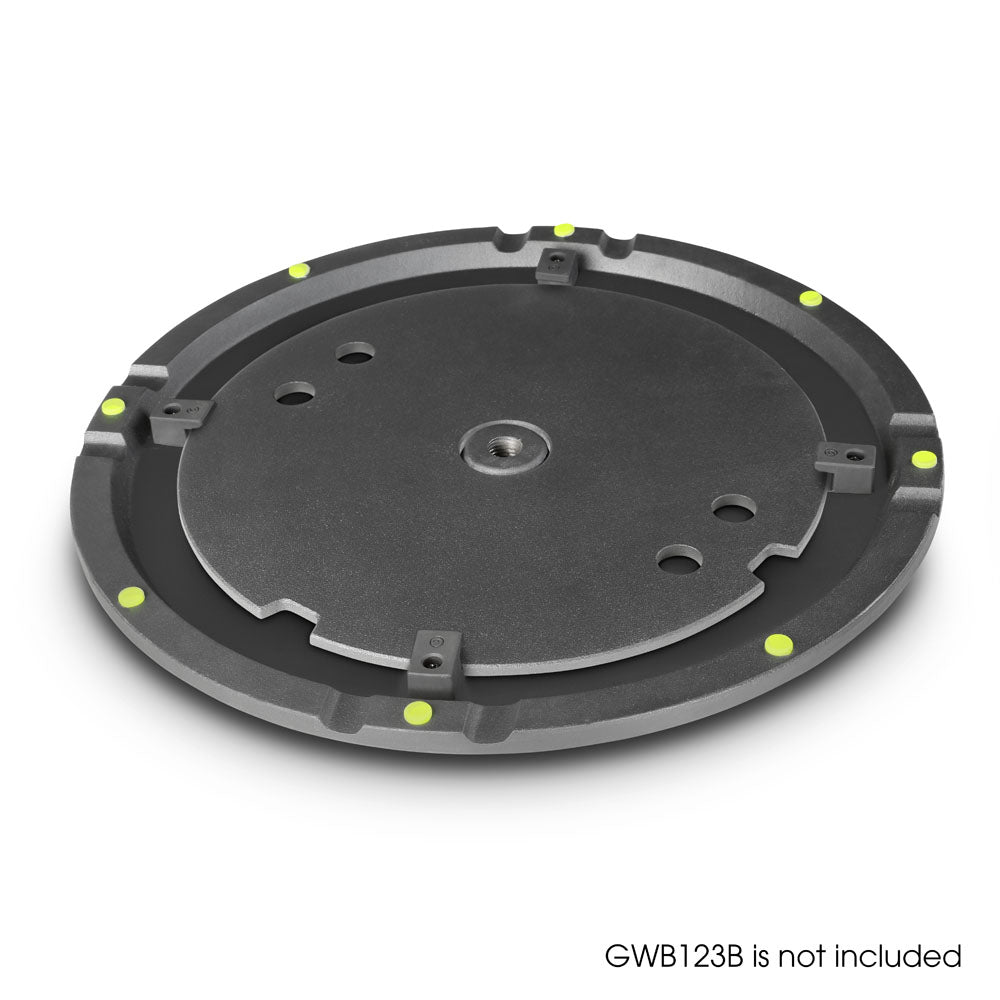 Gravity WB 123 WPB - Disco di peso per base rotonda di supporto per altoparlante Art. Nr. GWB123B