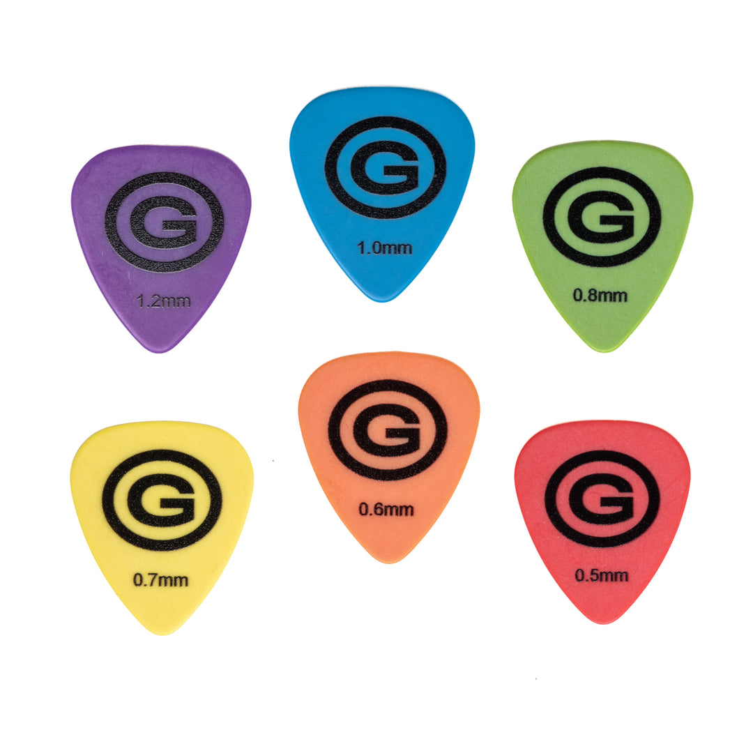 Grooveland Plettri 12 pz assortiti