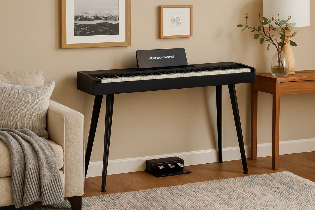Grooveland DDP-140 Pianoforte elettrico (Nero)
