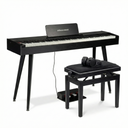 Grooveland DDP-140 Pianoforte elettrico (Nero) bundle