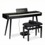Grooveland DDP-140 Pianoforte elettrico (Nero) bundle