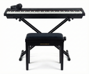 Grooveland P450 Pianoforte elettrico (Nero) Pacchetto completo