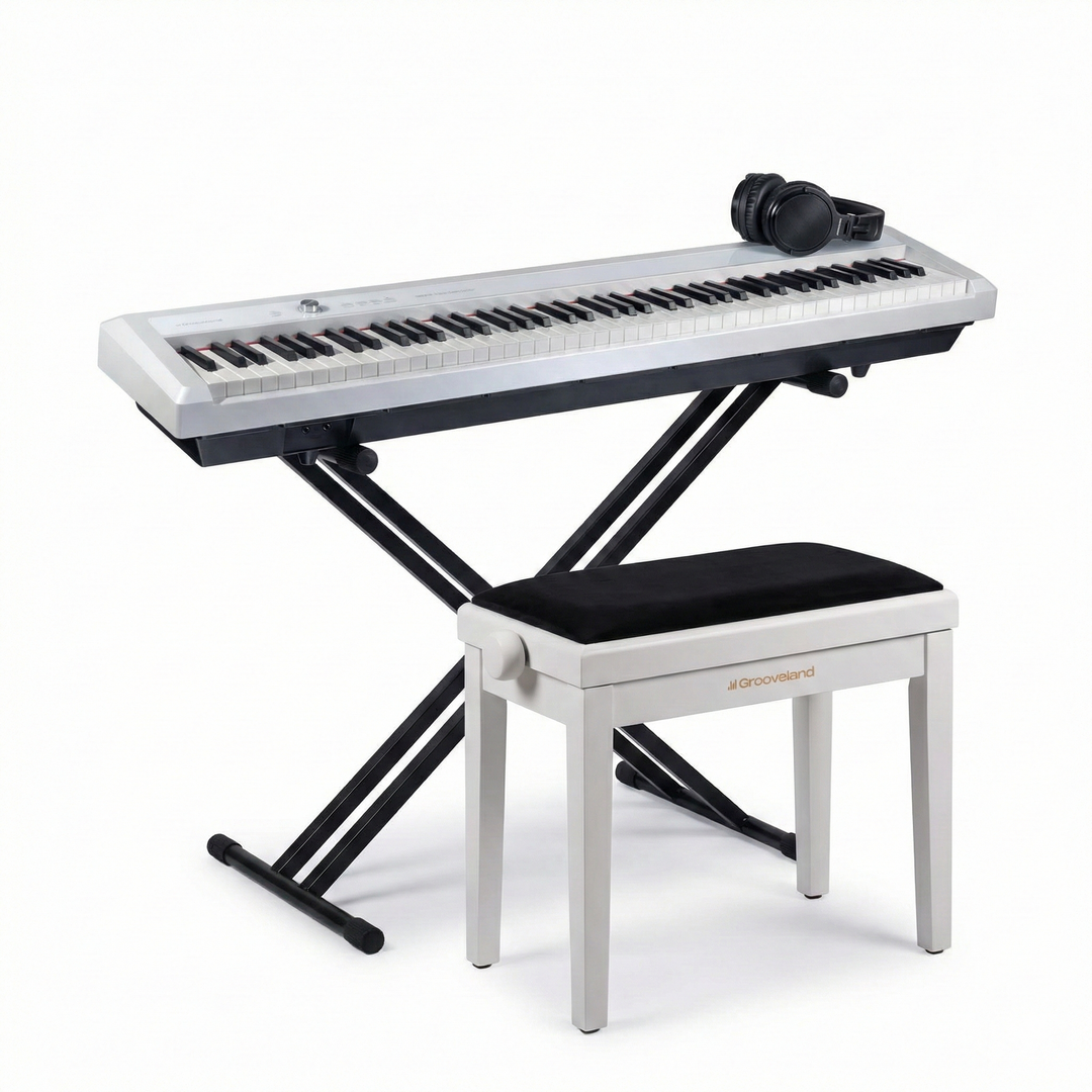 Grooveland P450 El Klaver (Bianco) Piano Pack completo