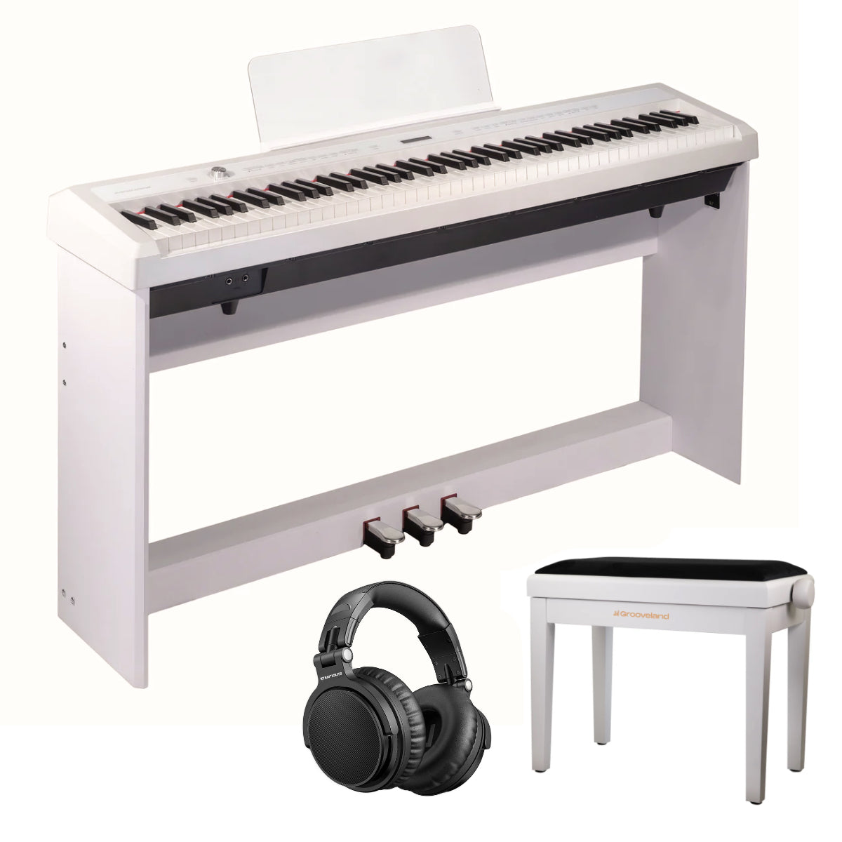 Grooveland P22 komplet Klaverpakke, Hvid
