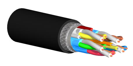 Procab HDMI 26 kabel Ø=8,0mm, afklip 1 m