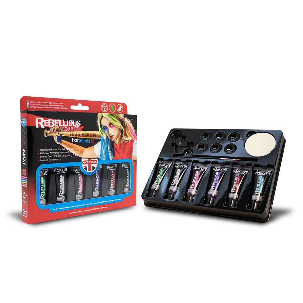 Set di Colore per Capelli Semi Permanente Harley Quin
