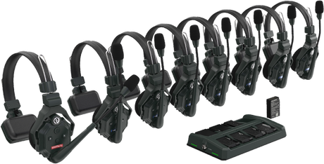 Hollyland Solidcom C1 Sistema Intercom Wireless Full Duplex con 8 headsets