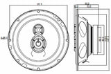 BLAUPUNKT ICx 663 3-way Car Speakers (17 cm, 6.5")