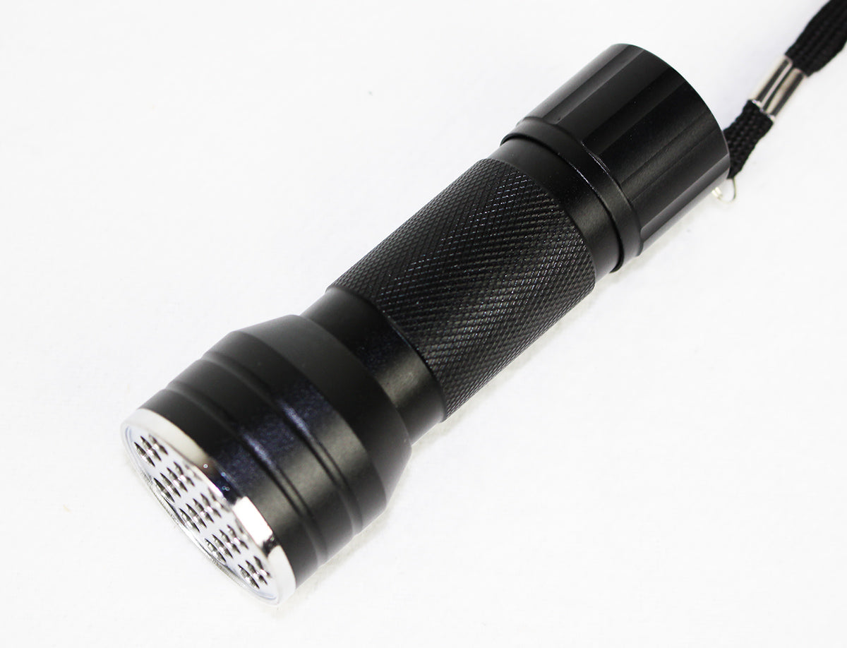 UV Flashlight with 21 LED diodes