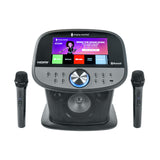 Impianto Karaoke con 2 Microfoni (Nero)