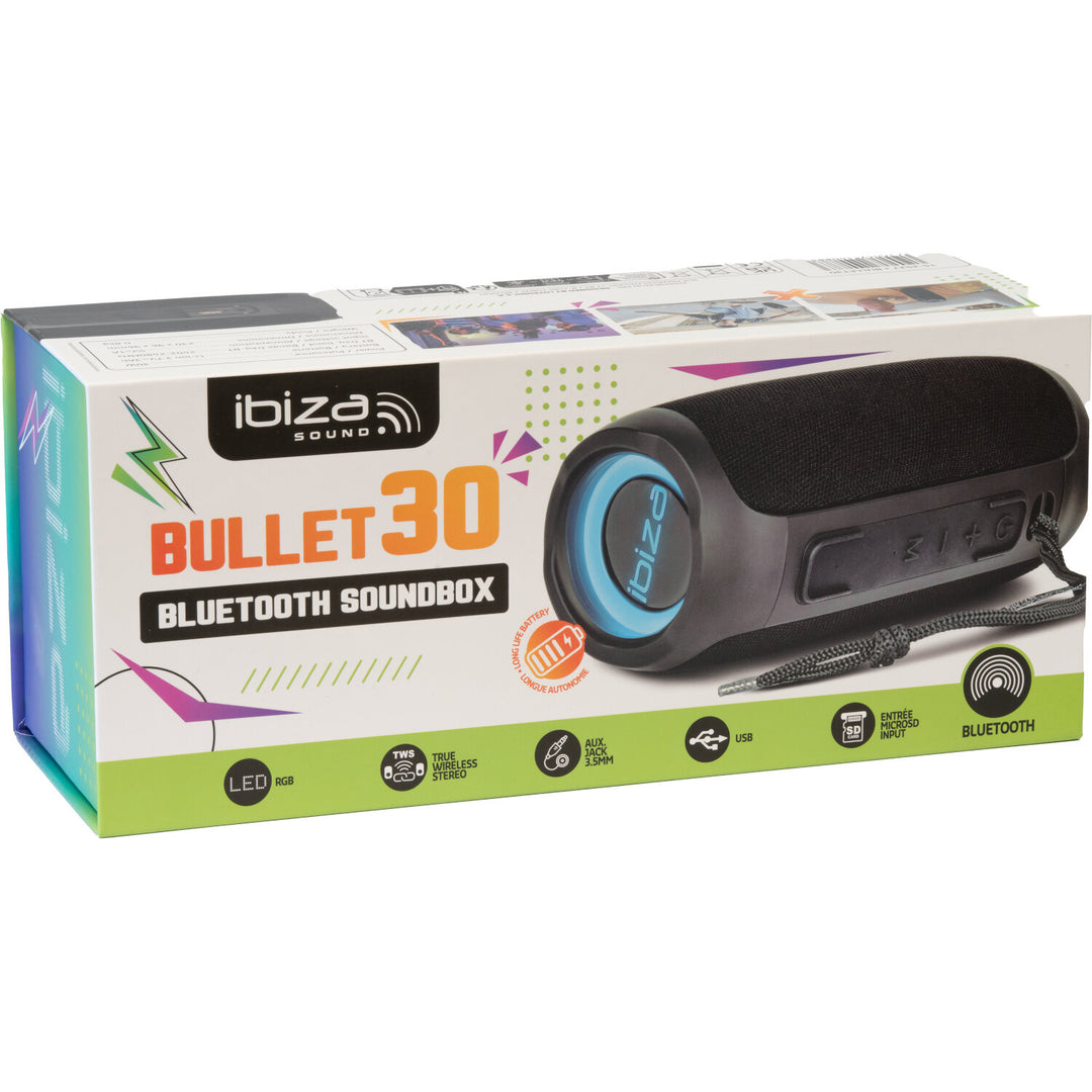 Ibiza BULLET30 Bluetooth Altoparlante