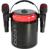 Ibiza Karaoke Anlæg m. Bluetooth og 2 Microfoni (Nero)