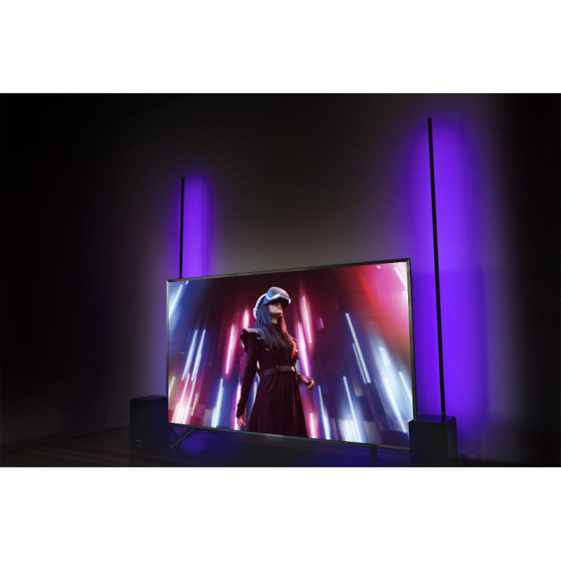 Ibiza Magic Color Stick RGB Floor Light (Black)