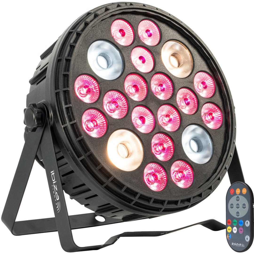 Ibiza XL RGBW+WWCW Faro PAR (16x6 + 4x30W)